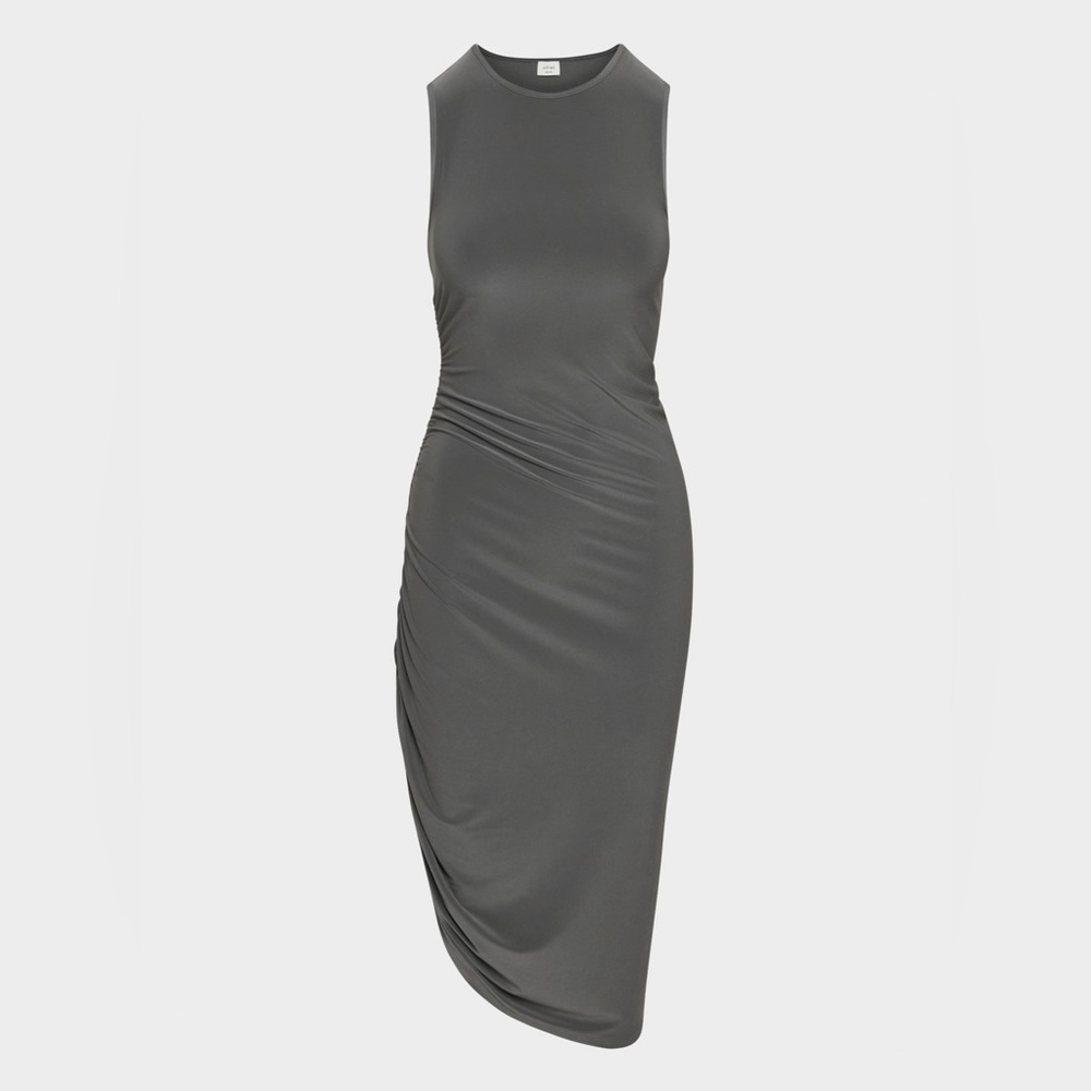 Aritzia Wilfred eavesdrop dress - coal grey
